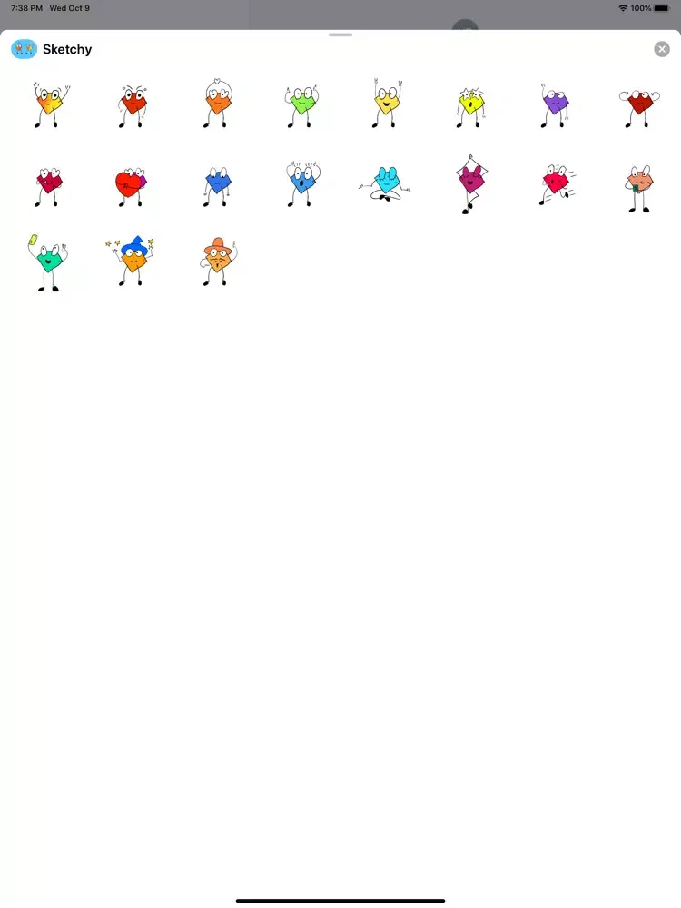 Sketchy - Sticker Pack iPad  স্ক্রিনশট